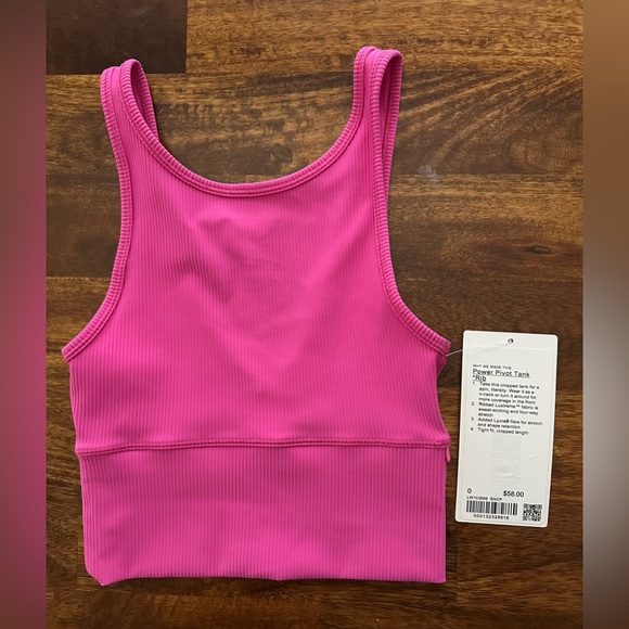 Lululemon Ribbed Power Pivot Tank - Picture 1 of 3